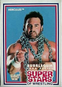 1989 Market Scene WWF Superstars of Wrestling Series 1 #19 Hercules Front