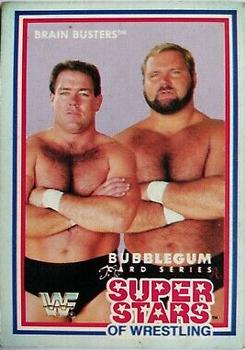 1989 Market Scene WWF Superstars of Wrestling Series 2 #2 Brain Busters Front