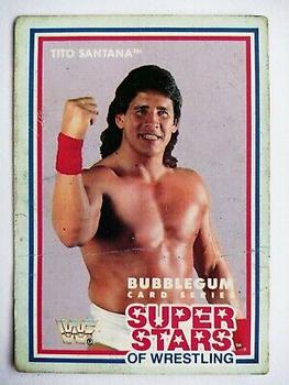 1989 Market Scene WWF Superstars of Wrestling Series 2 #6 Tito Santana Front