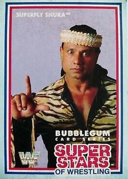 1989 Market Scene WWF Superstars of Wrestling Series 2 #16 Superfly Jimmy Snuka Front
