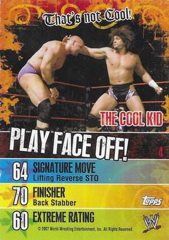 2007 Topps WWE Face-Off #4 Carlito Back