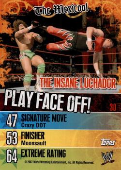 2007 Topps WWE Face-Off #30 Super Crazy Back