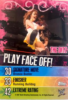 2007 Topps WWE Face-Off #72 Maria Back
