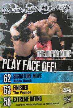 2007 Topps WWE Face-Off #87 Marcus Cor Von Back