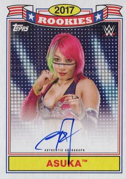 2018 Topps WWE Heritage - Top 10 Rookies Autographs #TTRA-AS Asuka Front