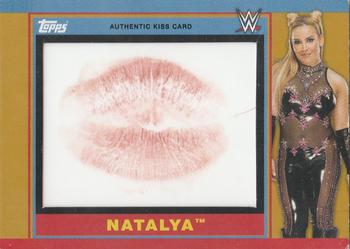 2018 Topps WWE Heritage - Kiss Cards Gold #KC-NA Natalya Front
