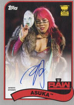 2018 Topps WWE Heritage - Autographs Silver #A-AS Asuka Front