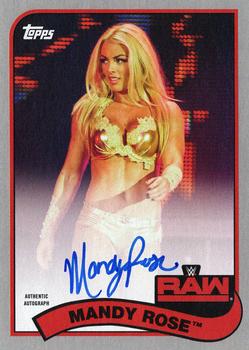 2018 Topps WWE Heritage - Autographs Silver #A-MR Mandy Rose Front