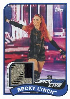 2018 Topps WWE Heritage - Shirt Relics #SR-BE Becky Lynch Front