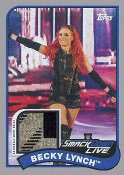 2018 Topps WWE Heritage - Shirt Relics Silver #SR-BE Becky Lynch Front