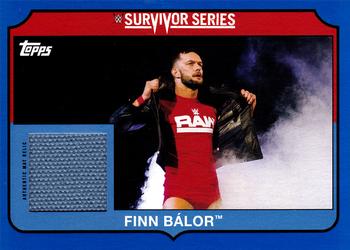 2018 Topps WWE Heritage - Survivor Series 2017 Mat Relics Blue #SS-FB Finn Bálor Front