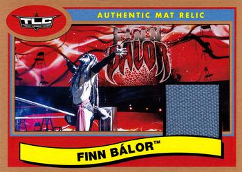2018 Topps WWE Heritage - TLC: Tables, Ladders & Chairs 2017 Mat Relics Bronze #TLC-FB Finn Bálor Front