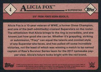2018 Topps WWE Heritage - Bronze #4 Alicia Fox Back