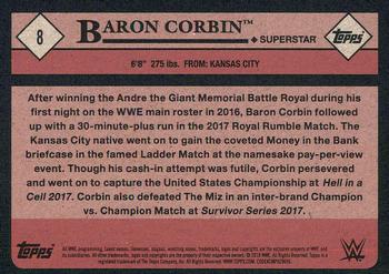 2018 Topps WWE Heritage - Bronze #8 Baron Corbin Back
