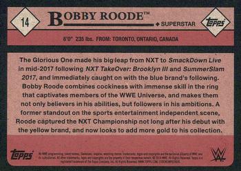 2018 Topps WWE Heritage - Bronze #14 Bobby Roode Back