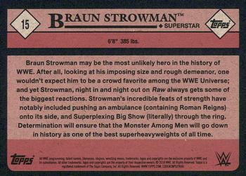 2018 Topps WWE Heritage - Bronze #15 Braun Strowman Back
