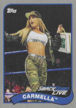 2018 Topps WWE Heritage - Silver #18 Carmella Front