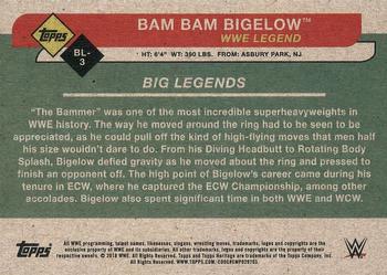 2018 Topps WWE Heritage - Big Legends #BL-3 Bam Bam Bigelow Back