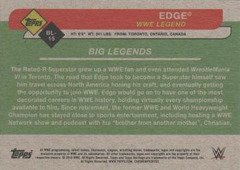 2018 Topps WWE Heritage - Big Legends #BL-15 Edge Back