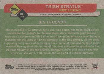 2018 Topps WWE Heritage - Big Legends #BL-49 Trish Stratus Back