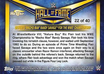 2018 Topps WWE Heritage - Ric Flair Hall of Fame Tribute Part 3 #22 Ric Flair Back