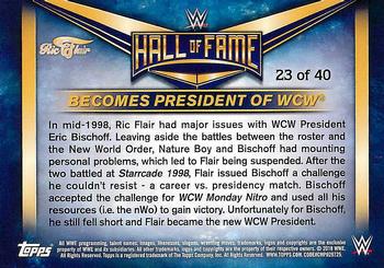 2018 Topps WWE Heritage - Ric Flair Hall of Fame Tribute Part 3 #23 Ric Flair Back