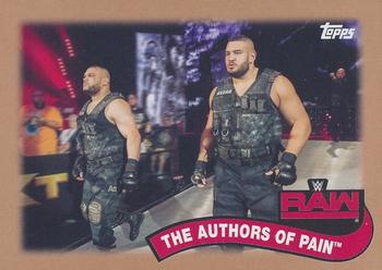2018 Topps WWE Heritage - Tag Teams and Stables Bronze #TT-15 The Authors of Pain Front
