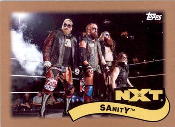 2018 Topps WWE Heritage - Tag Teams and Stables Bronze #TT-18 SAnitY Front