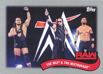 2018 Topps WWE Heritage - Tag Teams and Stables Silver #TT-6 The Miz / The Miztourage Front