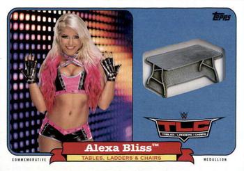 2018 Topps WWE Heritage - TLC Commemorative Medallion Relics #CTM-AB Alexa Bliss Front