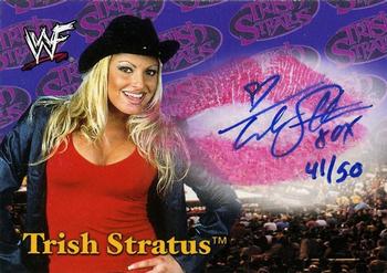2001 Fleer WWF Wrestlemania - National Sports Show Convention Autographs #NNO Trish Stratus Front
