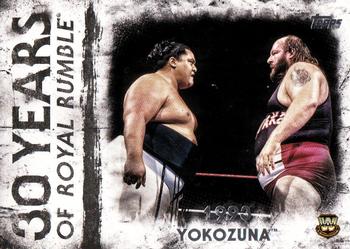 2018 Topps WWE Undisputed - 30 Years of Royal Rumble #RR-4 Yokozuna Front