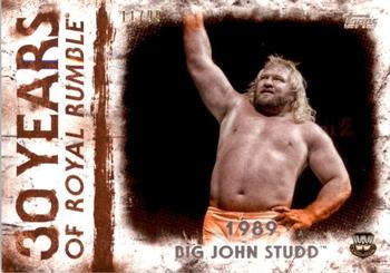 2018 Topps WWE Undisputed - 30 Years of Royal Rumble Orange #RR-2 Big John Studd Front
