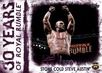 2018 Topps WWE Undisputed - 30 Years of Royal Rumble Purple #RR-10 Stone Cold Steve Austin Front