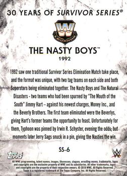 2018 Topps WWE Undisputed - 30 Years of Survivor Series #SS-6 The Nasty Boys Back