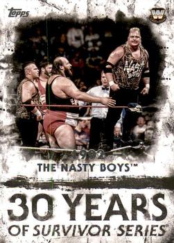 2018 Topps WWE Undisputed - 30 Years of Survivor Series #SS-6 The Nasty Boys Front