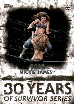 2018 Topps WWE Undisputed - 30 Years of Survivor Series #SS-17 Mickie James Front