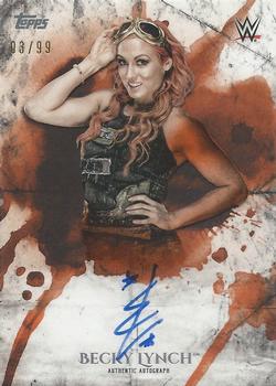 2018 Topps WWE Undisputed - Undisputed Autographs Orange #UA-BL Becky Lynch Front