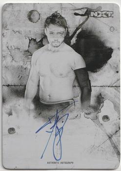 2018 Topps WWE Undisputed - Undisputed Autographs Printing Plates Black #UA-HI Hideo Itami Front