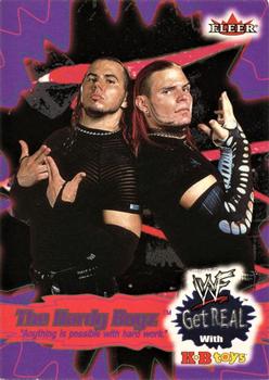 2001 Fleer WWF Get Real with KB Toys #9 The Hardy Boyz Front