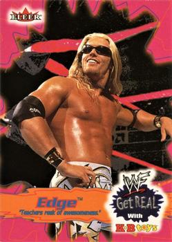 2001 Fleer WWF Get Real with KB Toys #11 Edge Front