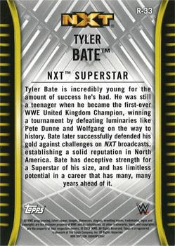 2018 Topps WWE NXT - Bronze #R-33 Tyler Bate Back