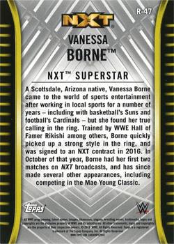 2018 Topps WWE NXT - Bronze #R-47 Vanessa Borne Back