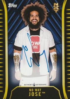 2018 Topps WWE NXT - Autographs Blue #A-NW NO WAY Jose Front