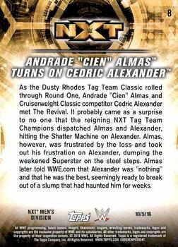 2018 Topps WWE NXT - Matches and Moments #8 Andrade 