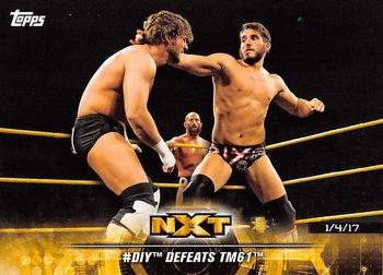 2018 Topps WWE NXT - Matches and Moments #23 #DIY Defeats TM61 Front