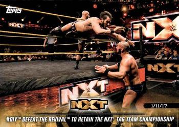 2018 Topps WWE NXT - Matches and Moments #24 #DIY Defeat The Revival Front
