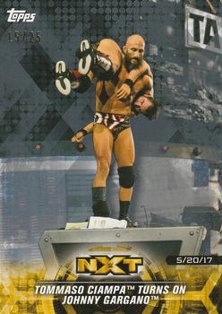 2018 Topps WWE NXT - Matches and Moments Silver #50 Tommaso Ciampa Turns on Johnny Gargano Front