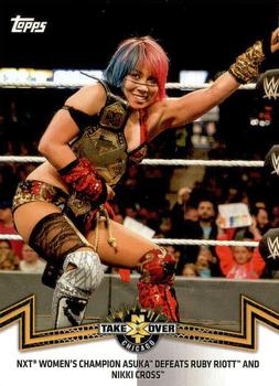 2018 Topps WWE Women's Division - Memorable Matches and Moments #NXT-7 Asuka Front