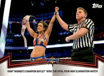 2018 Topps WWE Women's Division - Memorable Matches and Moments #RAW-9 Bayley Front